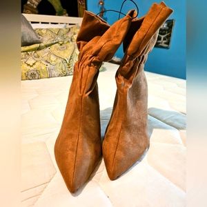 Express Paper Bag Slouch Bootie Size 9.5